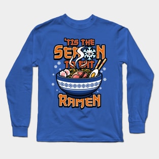 Ramen Winter Comfort Food Funny Meme Gift For Ramen Lovers Long Sleeve T-Shirt